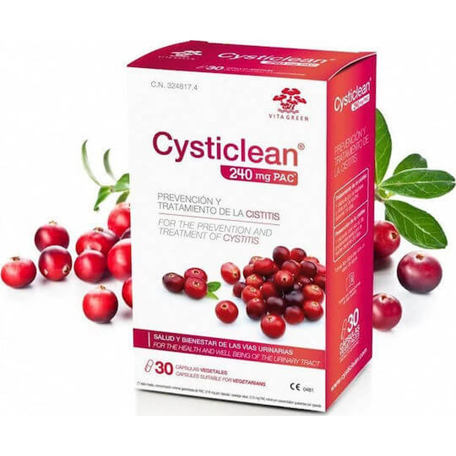 Vita Green Cysticlean 240mg 240mg 30 gélules