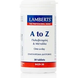 Lamberts A to Z Multivitamins & Minerals Multivitamin for Energy & Immune System Strengthening 30 Tablets