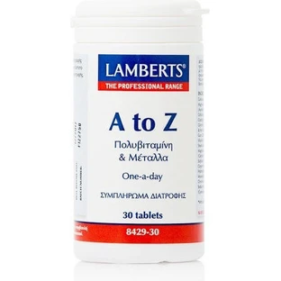 Lamberts A bis Z Multivitamine & Mineralien Multivitamin für Energie & Immunsystem Boost 30 Tabletten