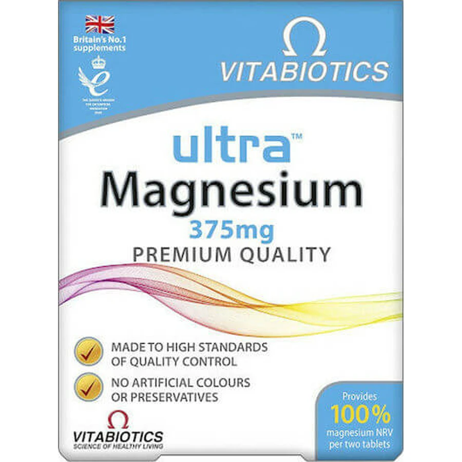 Vitabiotics Ultra Magnesium 375mg 60 tablets