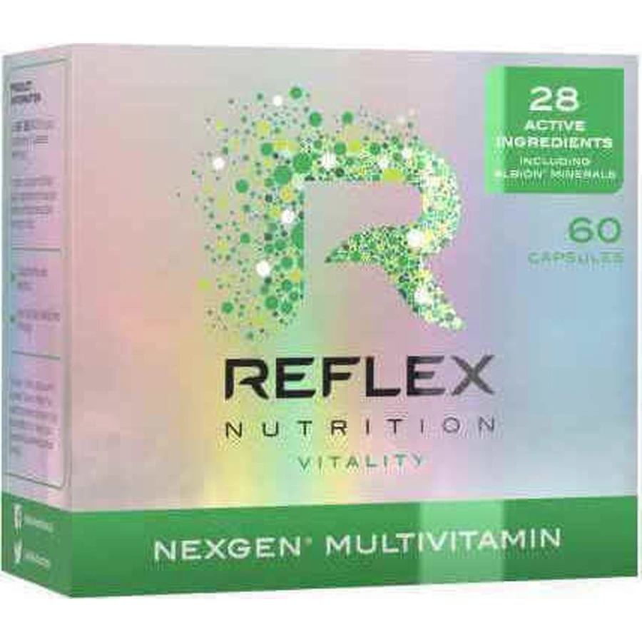 Reflex Nutrition Nexgen Nexgen Multivitamin Multivitamin zur Stärkung von Energie, Immun- und Nervensystem 60 Kapseln