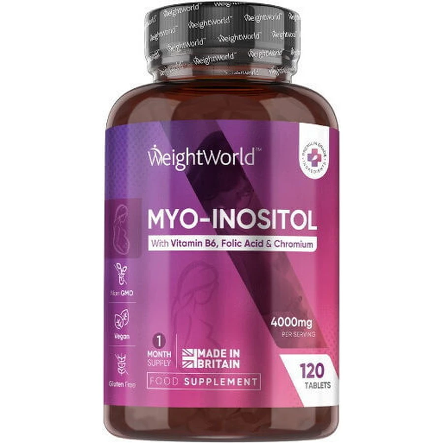 WeightWorld Myo-inositol Voedingssupplement Speciaal 120 tabs