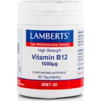 Lamberts Vitamine B12 Vitamine voor de gezondheid van het zenuwstelsel 1000mg 30 tabletten