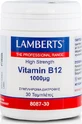 Lamberts Vitamina B12 Vitamina para la Salud del Sistema Nervioso 1000mcg 30 Comprimidos