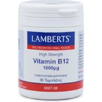 Lamberts Vitamine B12 Vitamine voor de gezondheid van het zenuwstelsel 1000mg 30 tabletten