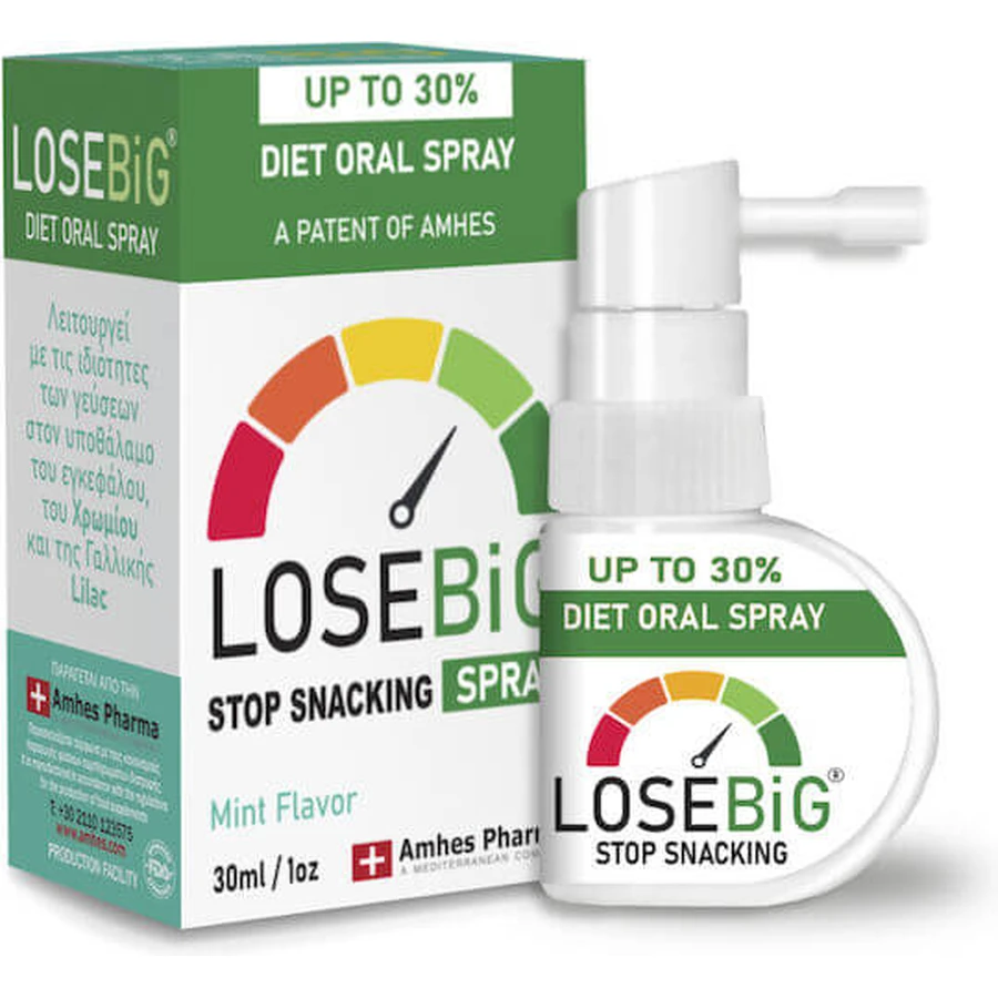 Amhes Losebig Supplément minceur Spray 30ml Menthe
