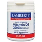 Lamberts Vitamin D3 Vitamin for Immune Support & Egg Health 2000iu 60 caps