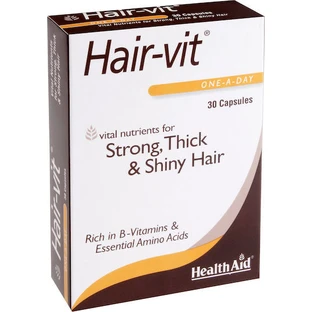 Health Aid Hair-Vit Complemento Alimenticio Especial 30 cáps.