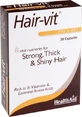Health Aid Hair-Vit Complemento Alimenticio Especial 30 cáps.