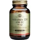 Solgar Vitamina D3 (Colecalciferol) Vitamina para el fortalecimiento del sistema inmunológico y la salud de los huevos 400iu 100 softgels