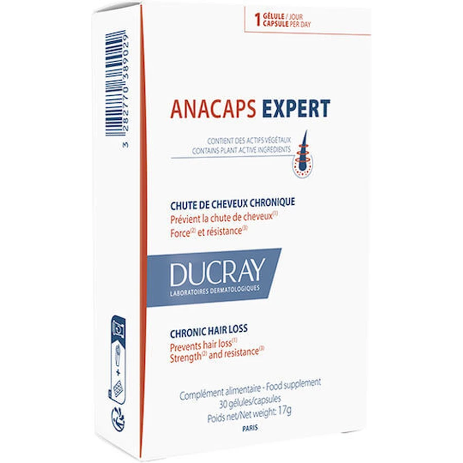 Ducray Anacaps Expert Spezielle Nahrungsergänzung 30 Kapseln