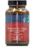 TerraNova Vitamina B12 Metilcobalamina Complejo Vitamínico para la Salud del Sistema Nervioso 500mcg 100 cápsulas vegetales