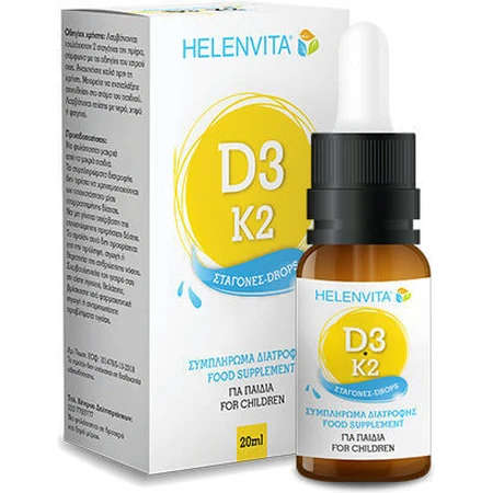 Helenvita D3-K2 Vitamin Drops for Immune Strengthening & Egg Health 200iu 20ml