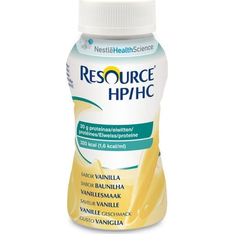 Nestle Resource HP/HC Spezial-Nahrungsergänzungsmittel 200ml Vanille