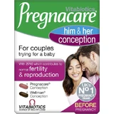 Vitabiotics Pregnacare Seine & Ihre Empfängnis Schwangerschaft Ergänzung 30 Tabs 30 caps