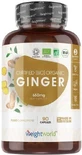 WeightWorld Organic Ginger 650mg 90 caps Ginger