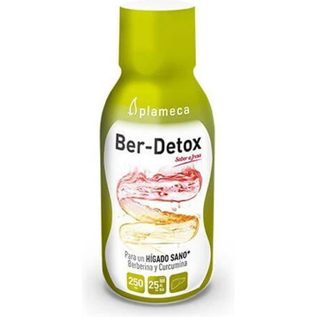 Plameca Ber-Detox Speciaal Voedingssupplement 250ml Aardbei