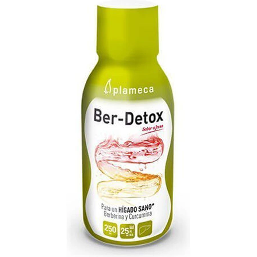 Plameca Ber-Detox Speciaal Voedingssupplement 250ml Aardbei