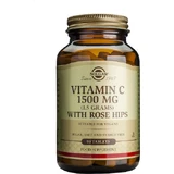Solgar Vitamin C with Rose Hips Vitamin for Immune Support, Skin & Antioxidant Action 1500mg 90 Tablets