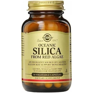 Solgar Sílice Oceánica 25mg Suplemento Dietético Especial 50 cápsulas vegetales