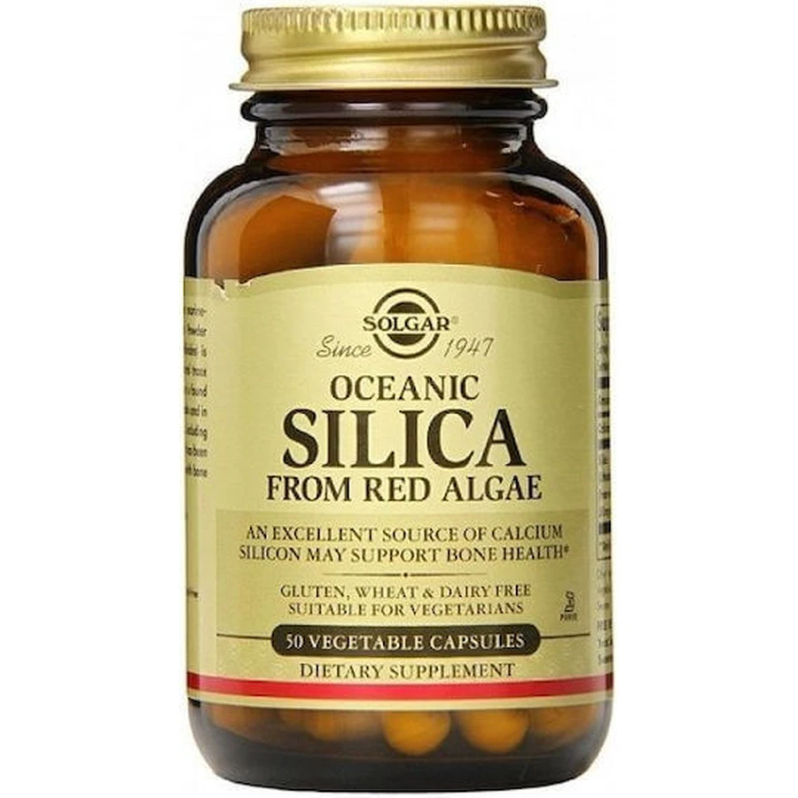 Solgar Sílice Oceánica 25mg Suplemento Dietético Especial 50 cápsulas vegetales