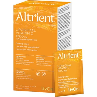 Altrient Lypo Lypo Spheric Vitamin C Vitamin for Immune Support, Skin & Antioxidant Action 1000mg 30 sachets