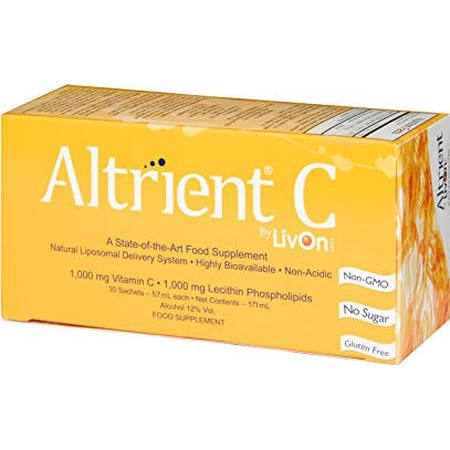 Altrient Lypo Lypo Spheric Vitamin C Vitamin for Immune Support, Skin & Antioxidant Action 1000mg 30 sachets