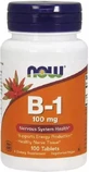 Now Foods Vitamina B-1 para la salud del sistema nervioso 100 mg 100 comprimidos