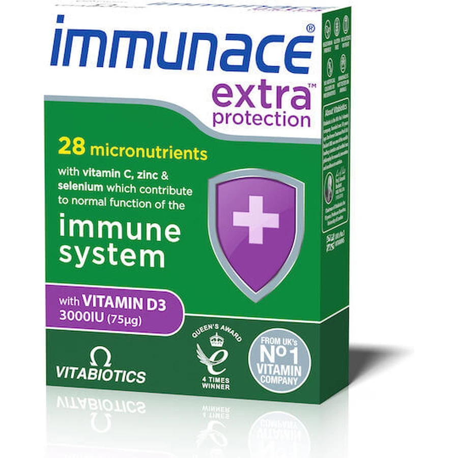 Vitabiotics Immunace Extra Protection Suplemento Inmunoestimulante 30 comp.