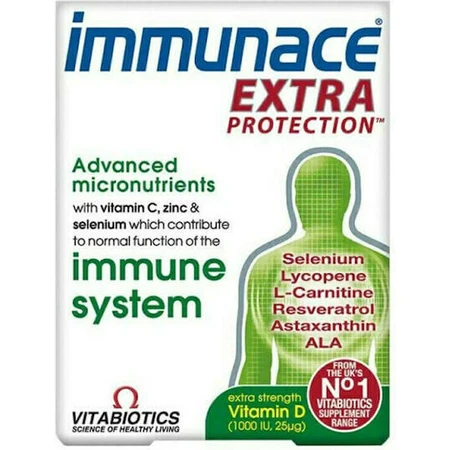 Vitabiotics Immunace Extra Protection Suplemento Inmunoestimulante 30 comp.
