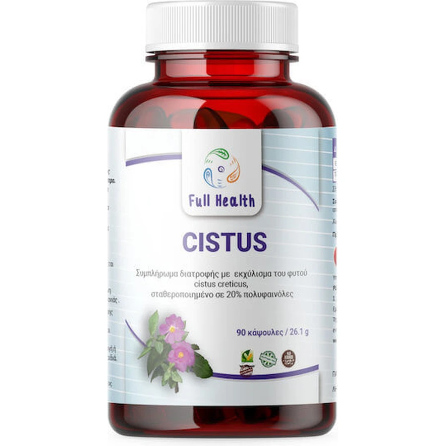 Full Health Cistus Creticus 300mg Voedingssupplement Speciaal 60 caps