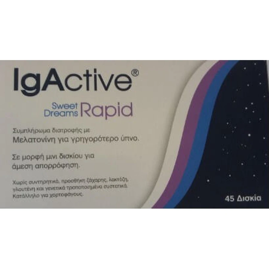 IgActive Sweet Dreams Rapid Sleep Supplement 45 tabs