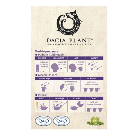 Muizenstaart thee, 50g, Dacia Plant