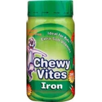 Vican Chewy Chewy Vites Iron and Multivitamins 60 Gummies