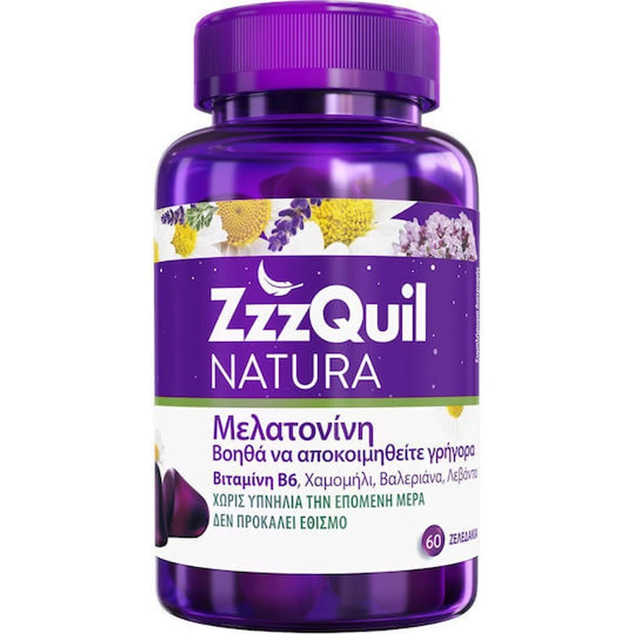 ZzzQuil Nature 1mg Slaapsupplement 60 Bosvruchten Geleisnoepjes