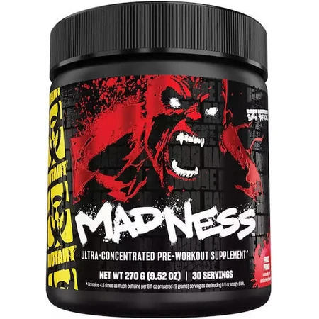 Mutant Madness Pre Workout Supplement 225gr Fruit Juice