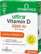 Vitabiotics Ultra Vitamin D D3 Vitamin for Immune Support & Egg Health 2000iu 50mg 96 Tablets