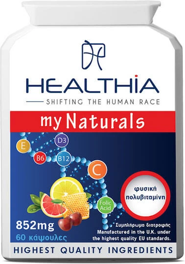 Healthia My Naturals Multivitamin with Antioxidant Action 852mg 60 x…