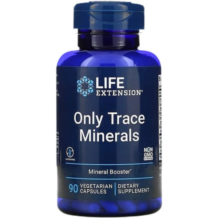 Life Extension Zinc Zinc Copper Manganese Manganese Chromium Molybdenum Bor Bor Boron Potassium 90 capsules