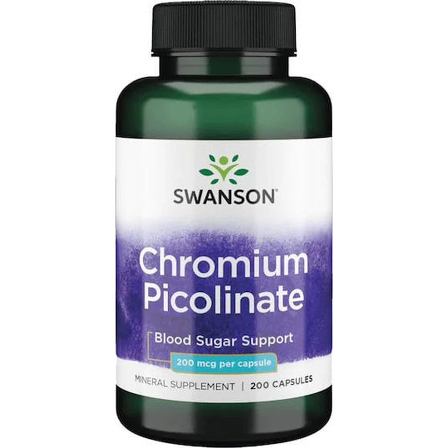 Picolinato de cromo Swanson 200 mg 200 cápsulas