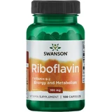 Swanson Riboflavina Vitamina para la Salud del Sistema Nervioso 100mg 100 cáps.
