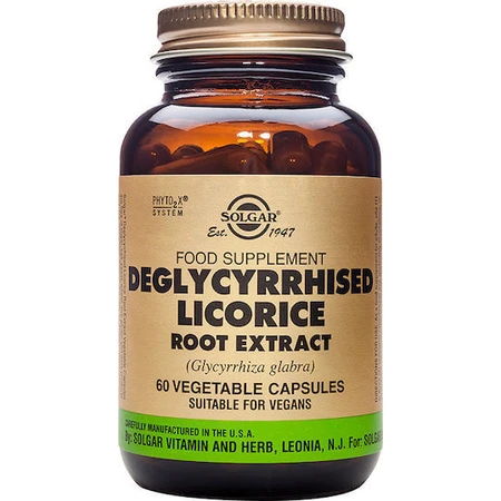 Solgar Deglycyrrhized Licorice Root Extract 60 veget capsules