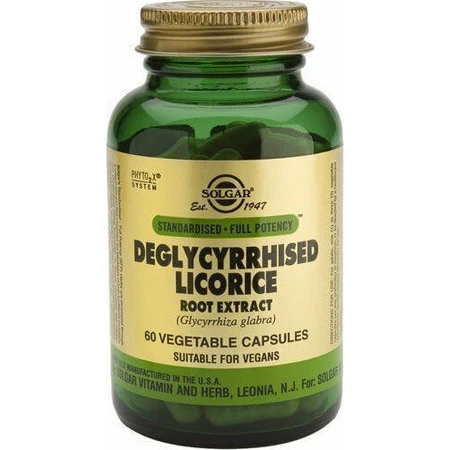 Solgar Deglycyrrhized Licorice Root Extract 60 veget capsules