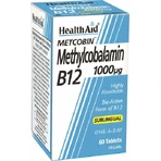 Health Aid Metilcobalamina Metcobina B12 Vitamina para la salud del sistema nervioso 1000mcg 60 Comprimidos
