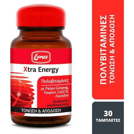 Lanes Xtra Energy Energy Multivitamin 30 Tablets