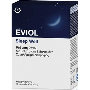 Eviol Sleep Well Suplemento para el sueño 60 cápsulas blandas