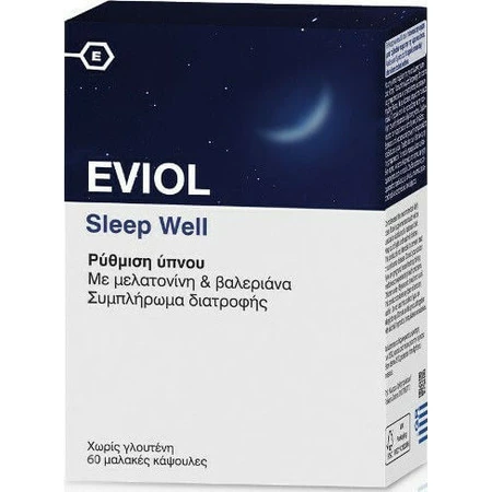 Eviol Sleep Well Suplemento para el sueño 60 cápsulas blandas