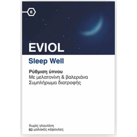 Eviol Sleep Well Suplemento para el sueño 60 cápsulas blandas