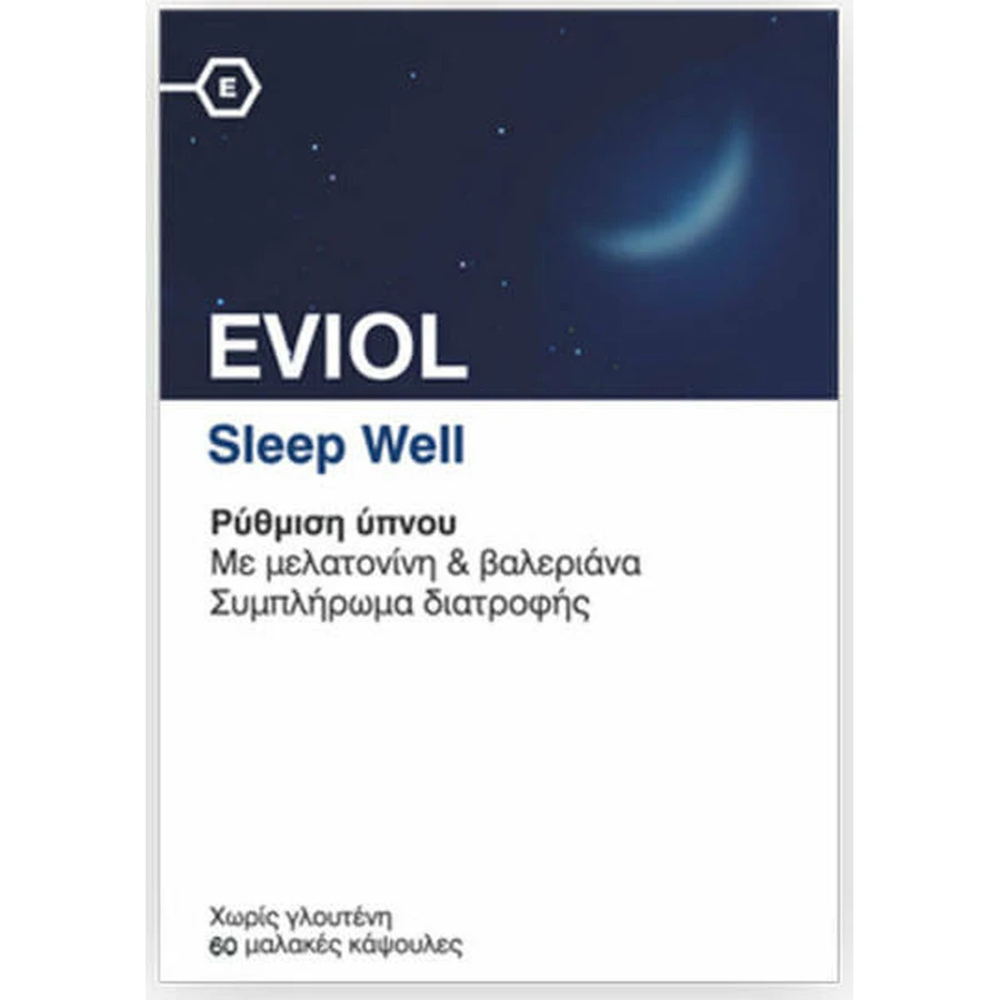 Eviol Sleep Well Suplemento para el sueño 60 cápsulas blandas