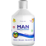 Swedish Nutra Man Multivitamin Multivitamin for Energy, Immune & Nervous System Strengthening Naranja 500ml